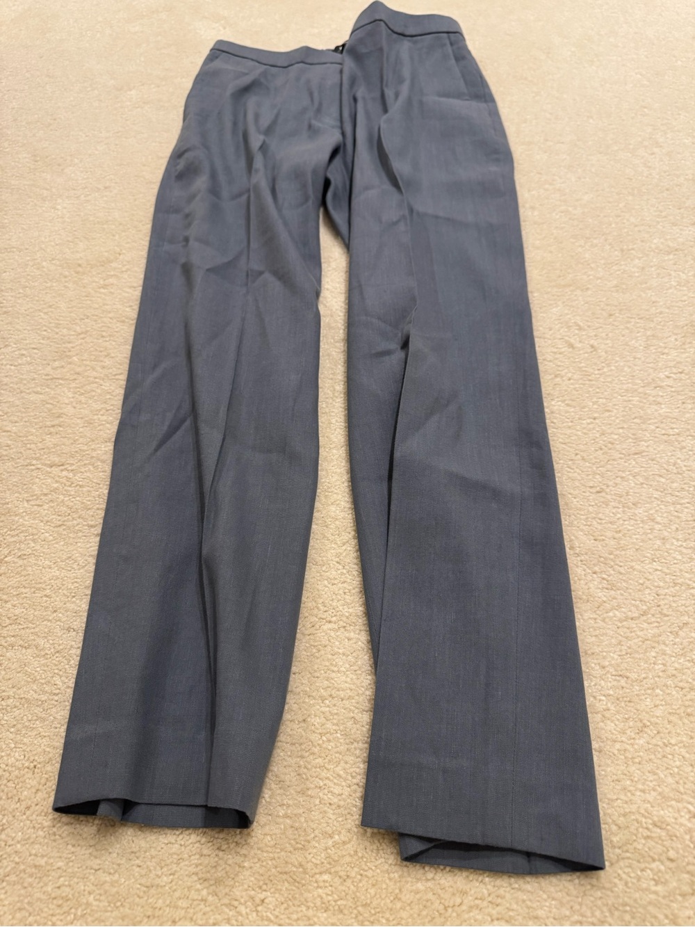 Theory Elastic Waist Blue Trousers